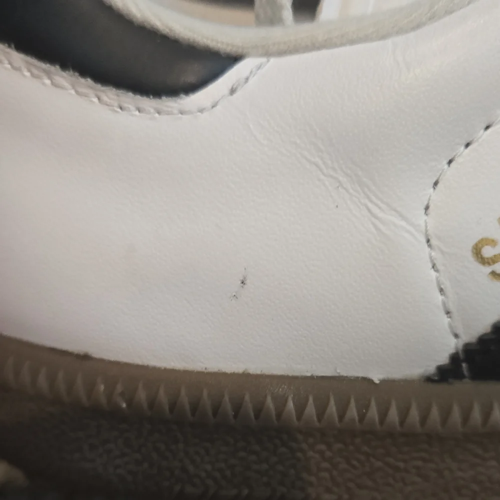 Adidas Samba White and Black Trainers Size 8 - Picture 6 of 16